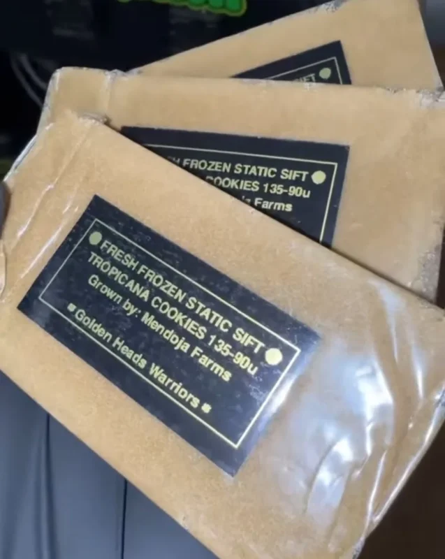 Packs of Tropicana Cookies fresh frozen static sift, grown by Mendoja Farms